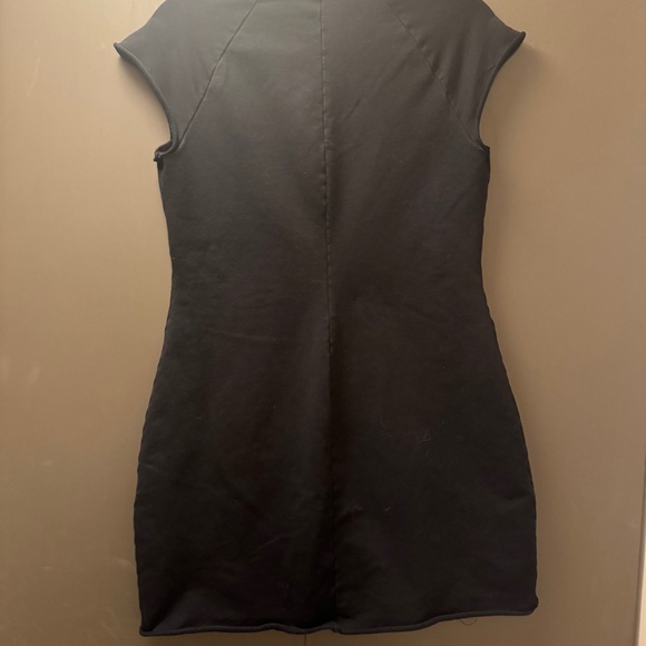 Women's Organic Minimalist French Terry Dress - Picture 2 of 5
